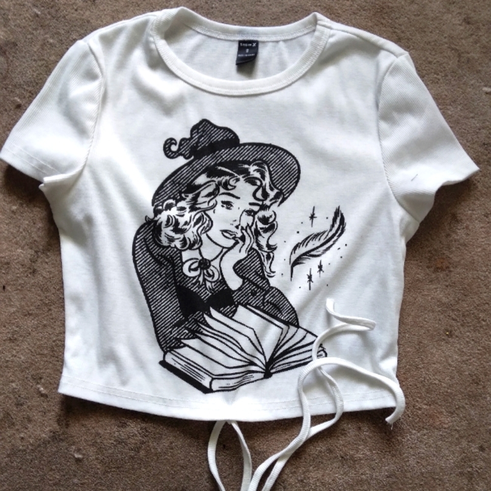 Crop top with wrap around ties